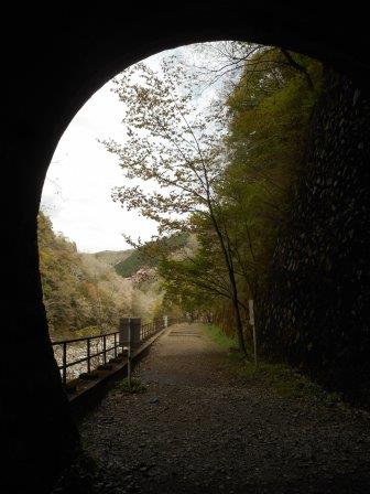 長尾山第3トンネル出口